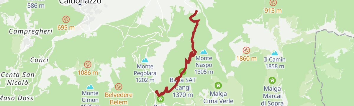 Route map: SAT / E201 - Senter del Menador